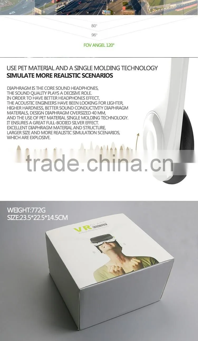 Best selling Smartphone vr Headset Virtual Reality Glasses VR box z4