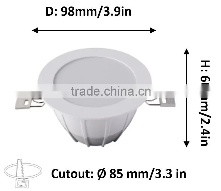 Exclusive design led down light 4W 6W 10W / CE Rohs Approval / Retrofit led recessed lighting fixture / Daylight cool white