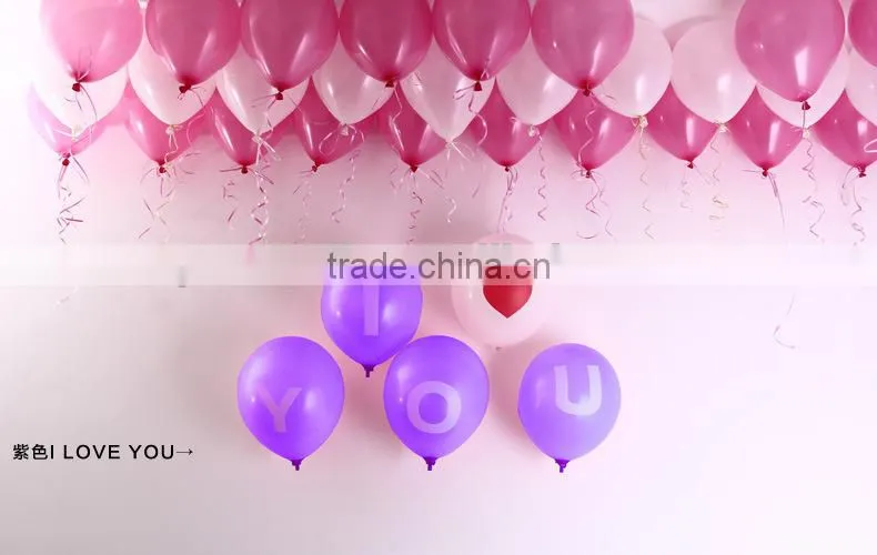 Latest design Colorful air balloon,words/letters balloon, inflatable floating print mylar balloon decoration
