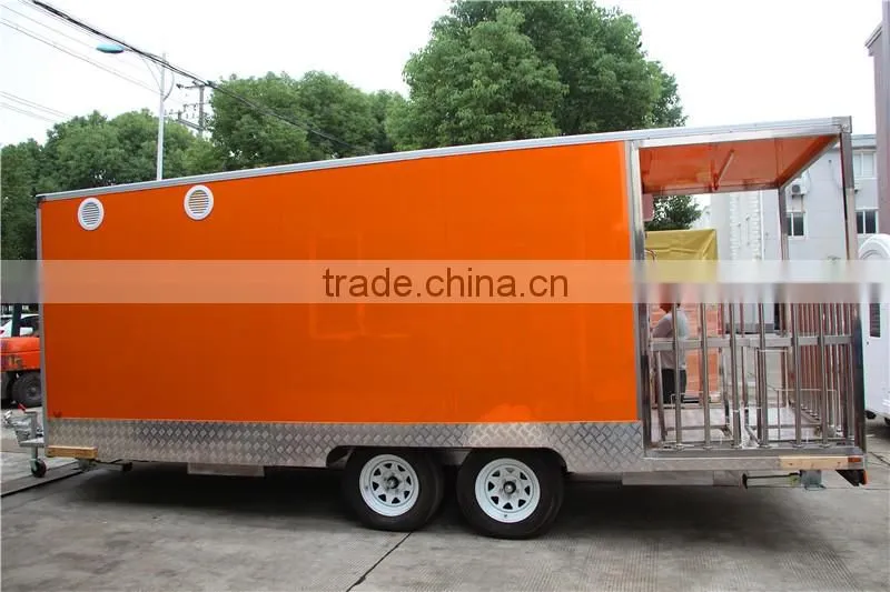 5.6M American Popular food caravan for sale