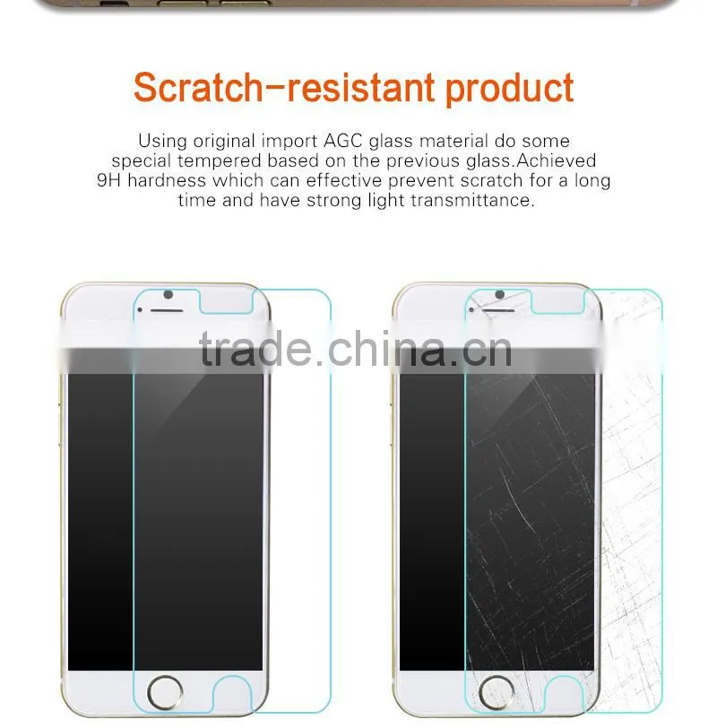 Hot selling wholesale Intelligent smart touch tempered glass screen protector for iPhone 6