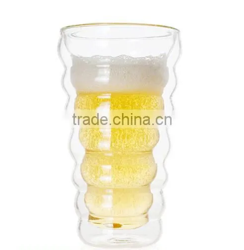 Double Wall Beer Glass / beer cup