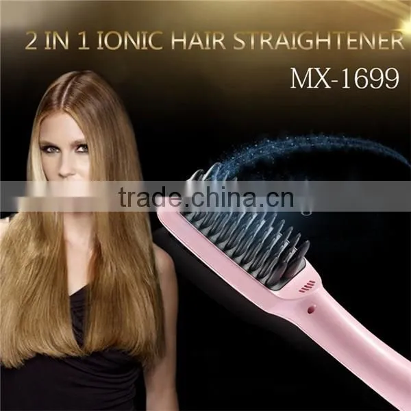 Easy to use Ethereal blue,black, pink Heating hair straightener
