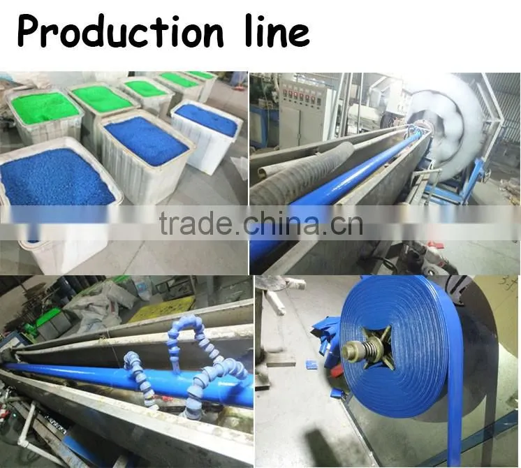 High pressure flexible hose pvc irrigation lay flat hose