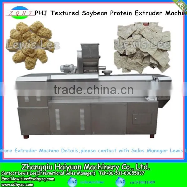 India Stylish 500kg/h Textured Soybean Protein Making Extruder Machine