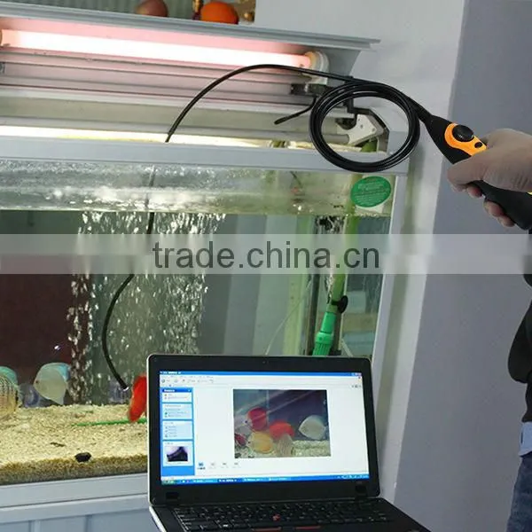 High Definition USB Video Inspection Borescope/ 3M Cable Endoscope Pipe Snake Scope 8.5mm HD Camera 6 LED