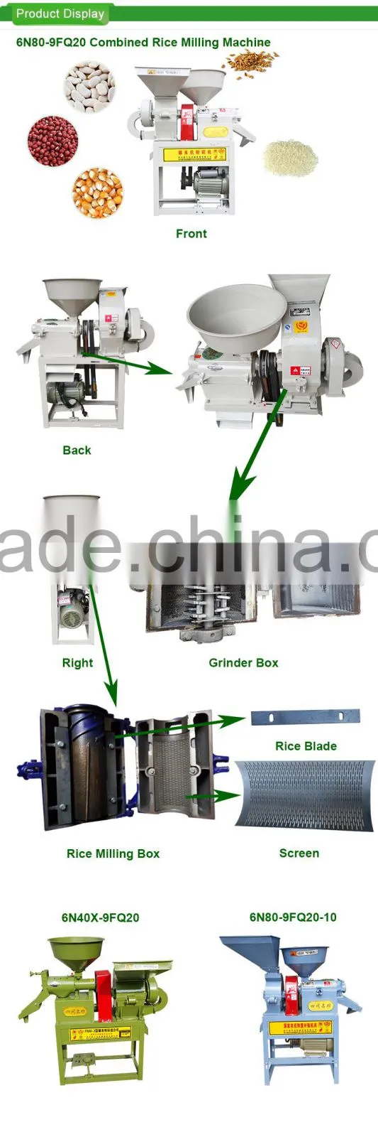 WANMA0865 Easy Operate Rice Corn Hammer Mill For Sale