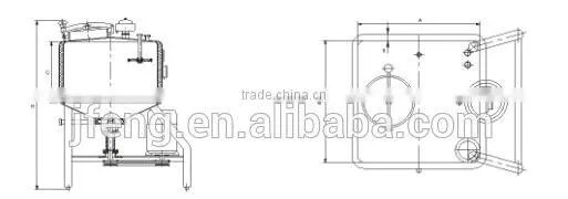 Stainless Steel emulsification tank/Emulsifier