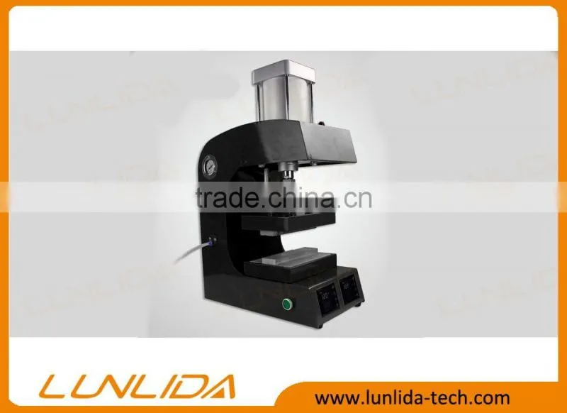 Pneumatic heat rosin press machine of 5"*5" dual heating plates
