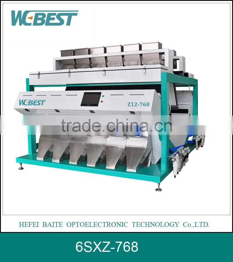 Overseas service vegetables color sorter with CCD camera