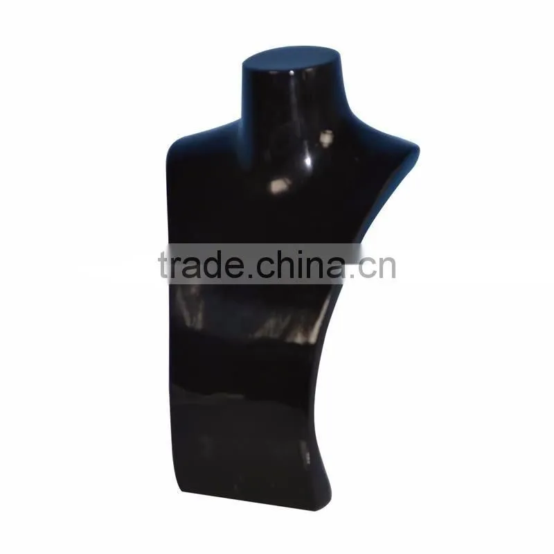 New Fiberglass Holder Jewelry Display Mannequins black side head model