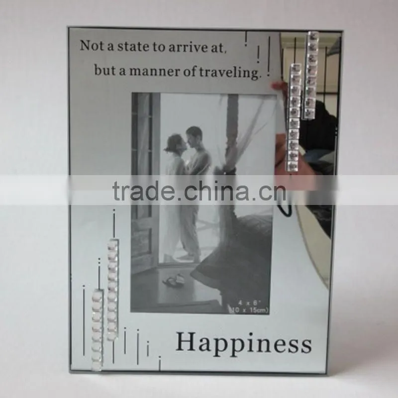 glass photo frame, photo frame, curve frame