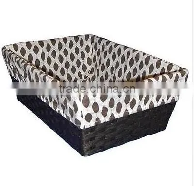 Manufacture Lidded Water Hyacinth Basket (Large/Medium/Small)