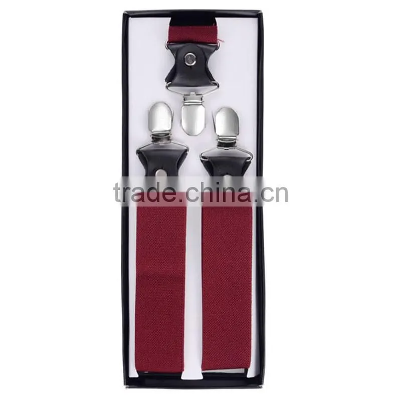 2016 Polyester Fashion Braces Suspenders With 2.5*100cm