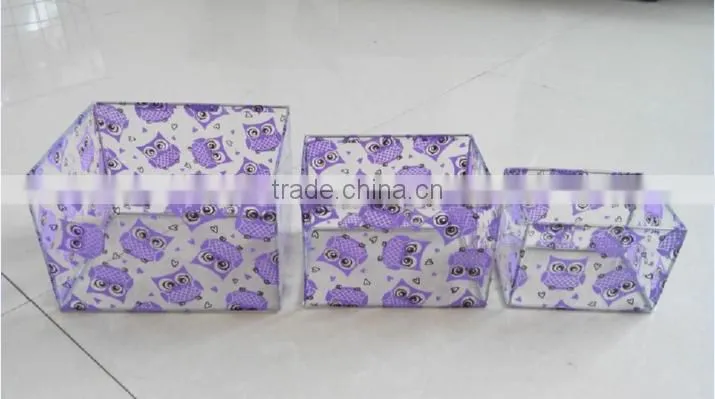 Store More PVC Plastic Storage Boxes with 3 Size