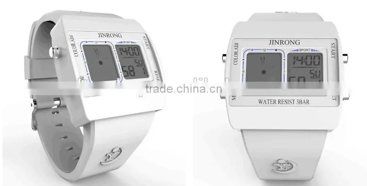 Dual Display Wrist Watch For Men, Fashion High Quality Men's Watch, Men Watch With LED Backlight/ Alarm Clock