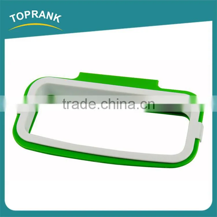 Kitchen trash rubbish bag rack ABS portable hanging garbage bag holder