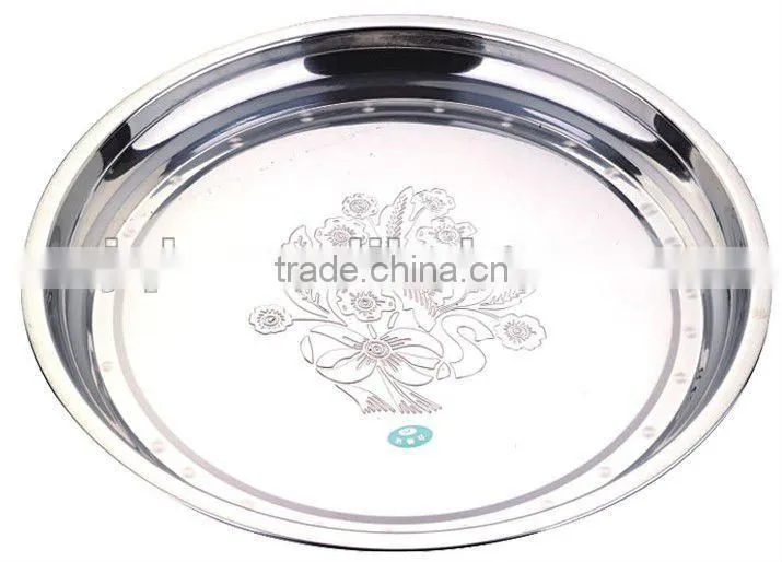 high qulity engraved dinner plate