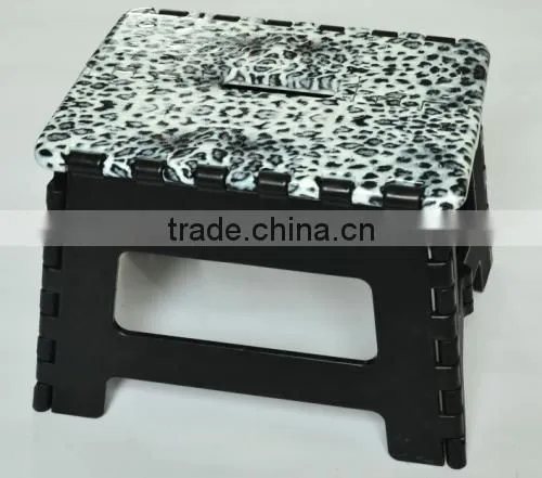 water transfer printed kids foldable stool