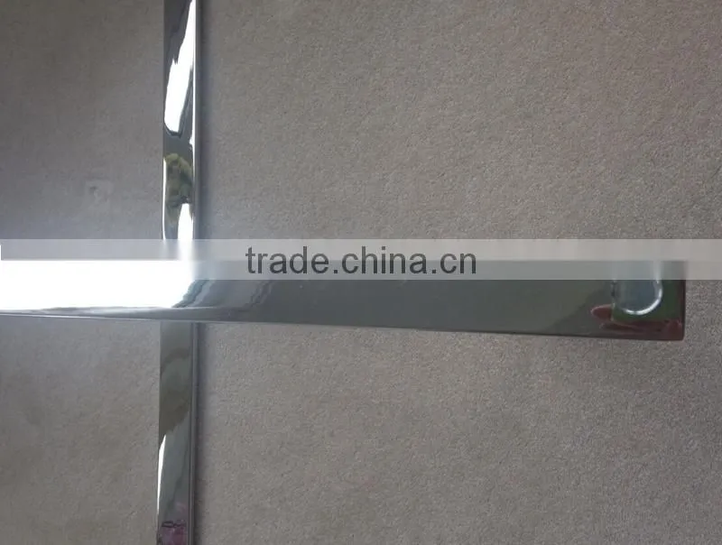 Top quality furniture parts stainless steel chrome finished metal table base FF-069