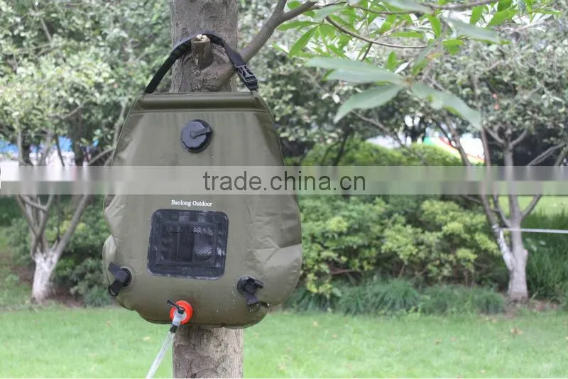 Outdoor Olive Foldable Camping Shower C1021-12