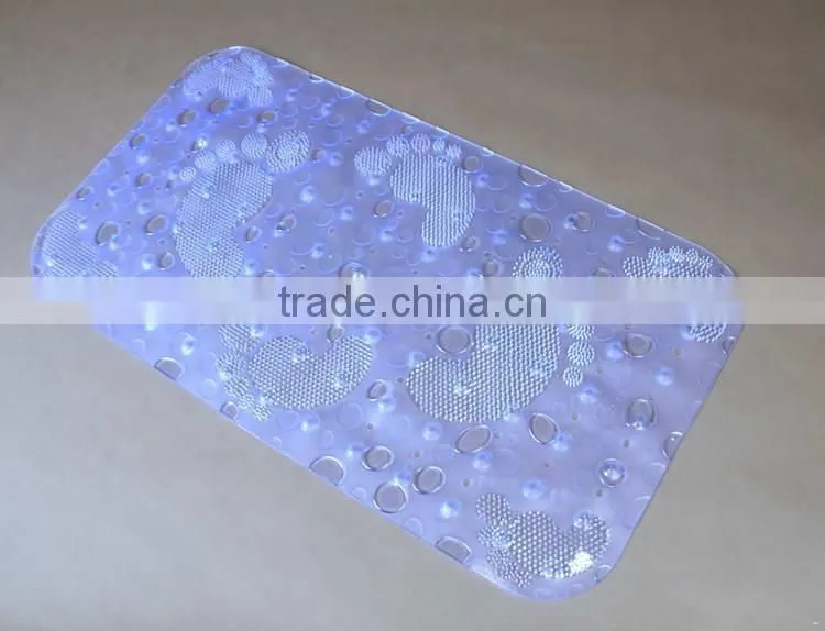 Bottom price useful anti-slip pvc applique heated bath mats