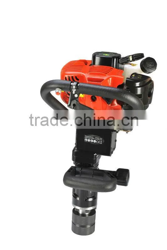 Handheld Petrol Powered Guardrail Fence Piling Hammer Machine Portable Gasoline Excavator Post Driver