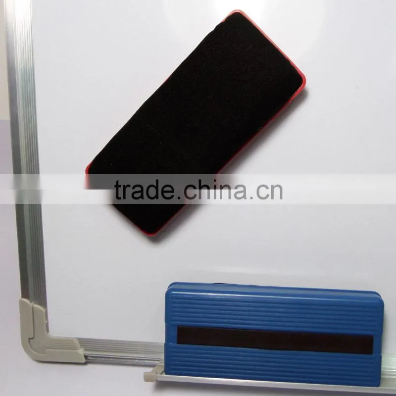 Quality 14.5cm plastic magnetic white board eraser