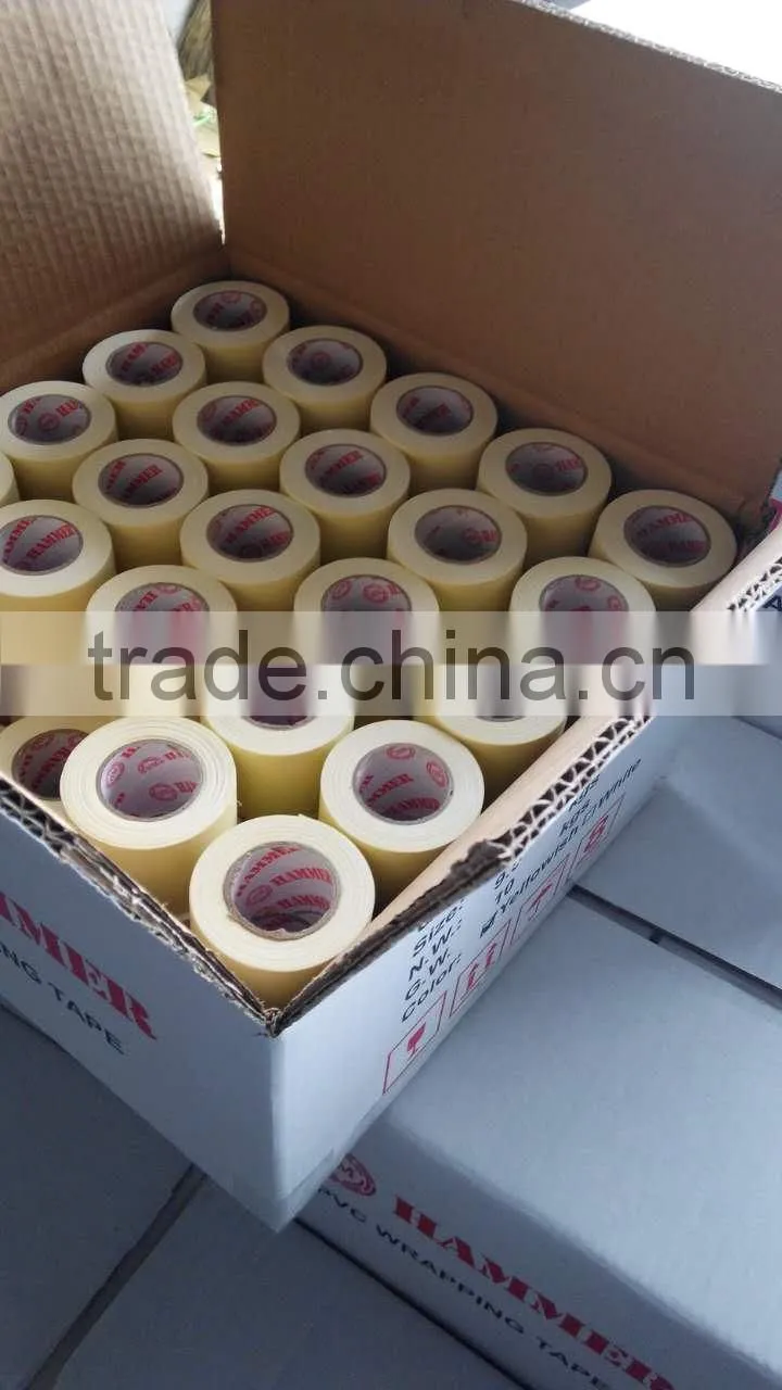 high quality PVC duct wrapping tape ,pipe masking tape