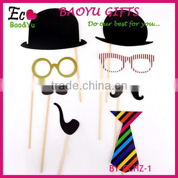 58Pcs/Set Fashion Funny Photo Booth Props Hat Mustache On A Stick Wedding Birthday Party Favor Wedding props Wedding decoration