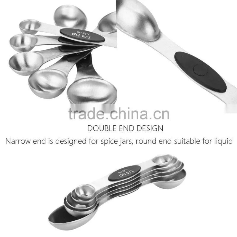 Hight Quality 403 Stainless Steel Magnetic Measuring Scoop Set