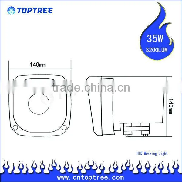 35w 55W Hid Xenon Working Light Lamp HID Work Light