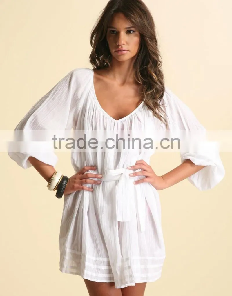 beautiful white summer top