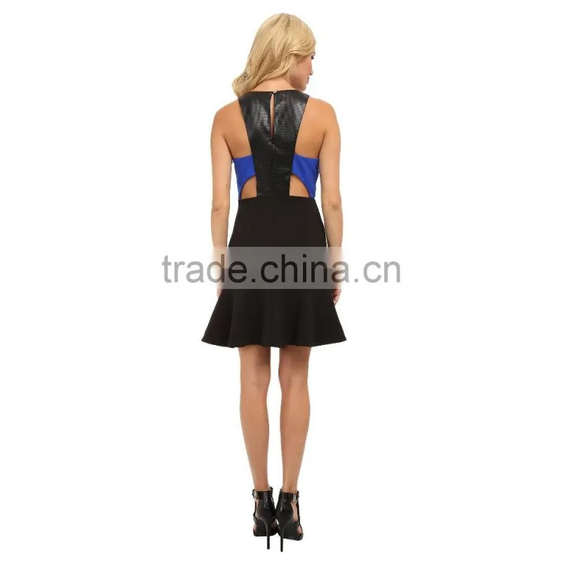 hot sale leather dress women umbrella dress designs