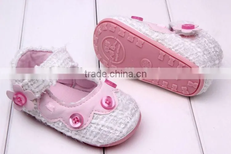 2014 wholesae Baby toddler shoes Baby soft bottom shoes with rubber soles for outdoor shoes