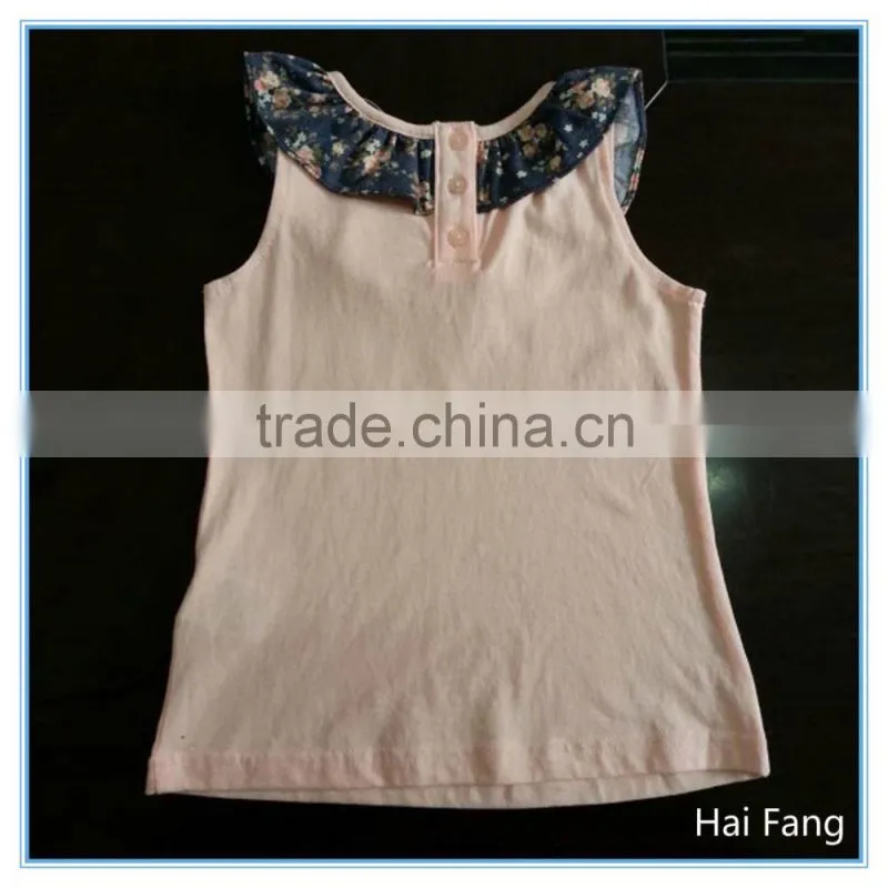 Children Girls Cute Vest, Girls Fashion Summer Hot Vests Tops, Knitted Fabric Underwear Set