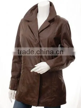 Women Leather Coat