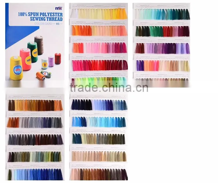 100% Cone Polyester Thread or Spun Polyester Sewing Thread