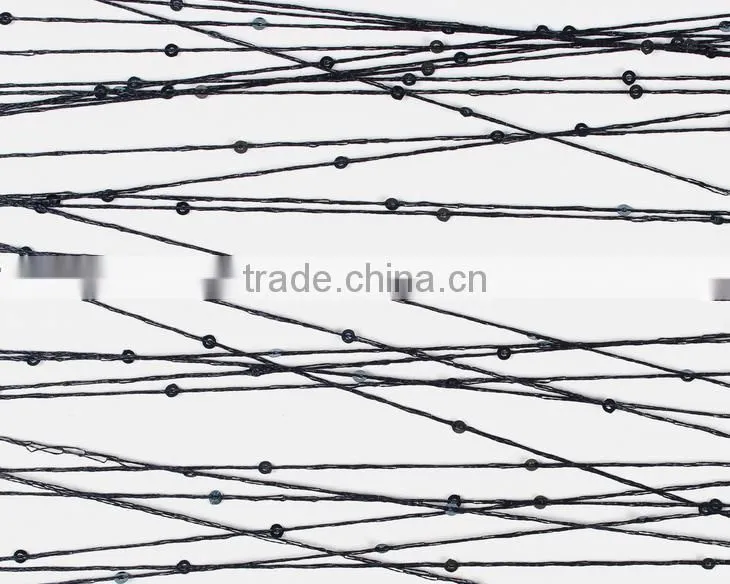 100% polyester thread with PET spangle sequin roll for garments