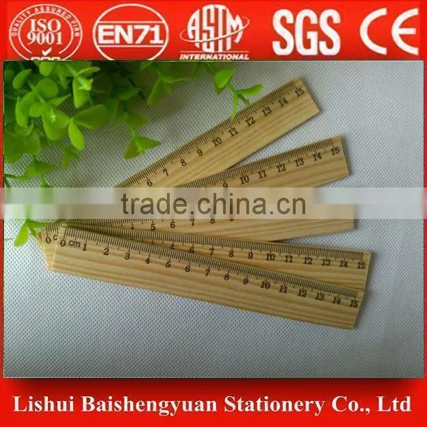 40cm measure wooden ruler
