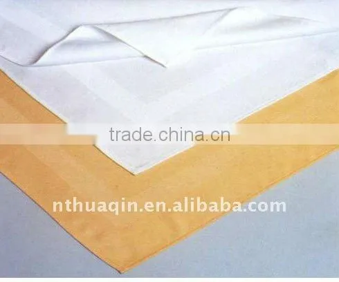 wedding and banquet cotton table napkin cotton satin band napkins