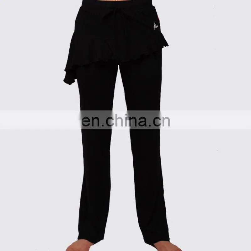 11112630 Viscose Fitness Pants with Skirt Yoga Pants