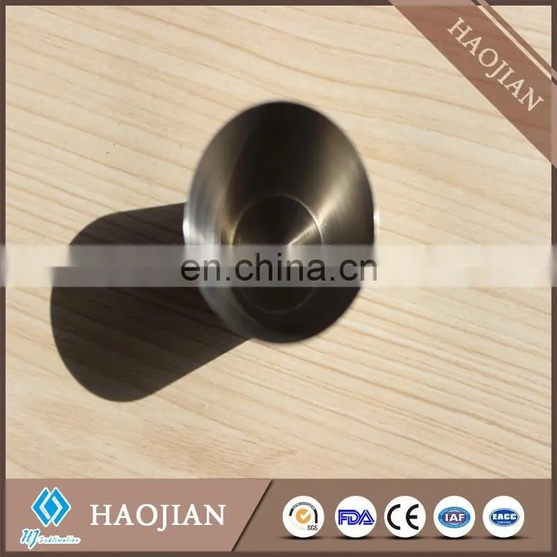 sublimation stainless steel wine tasting cup with DIY logo