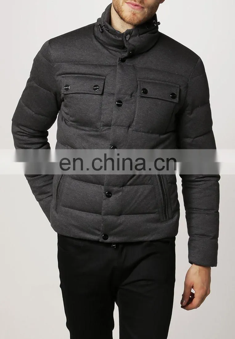 chic artificial down jacket for man