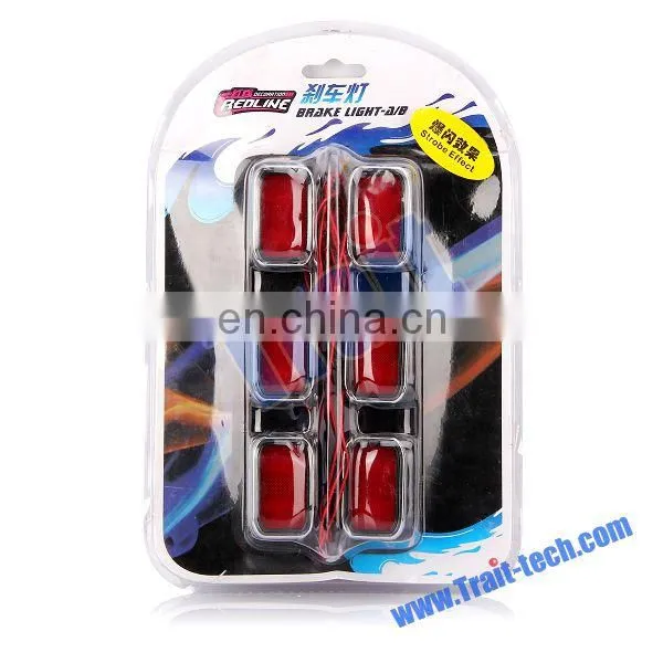 EROO24B Strobe Effect Super Bright Red Light LED Brake Light For Vehicle