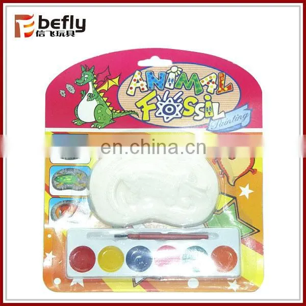 DIY coloring gypsum toy