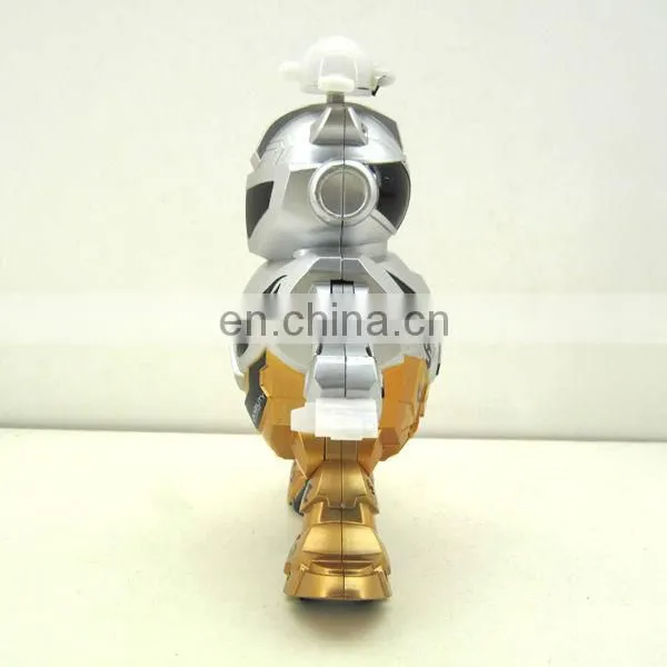 Interesting b/o spinning dancing robot toy with flashlight and music HC96545