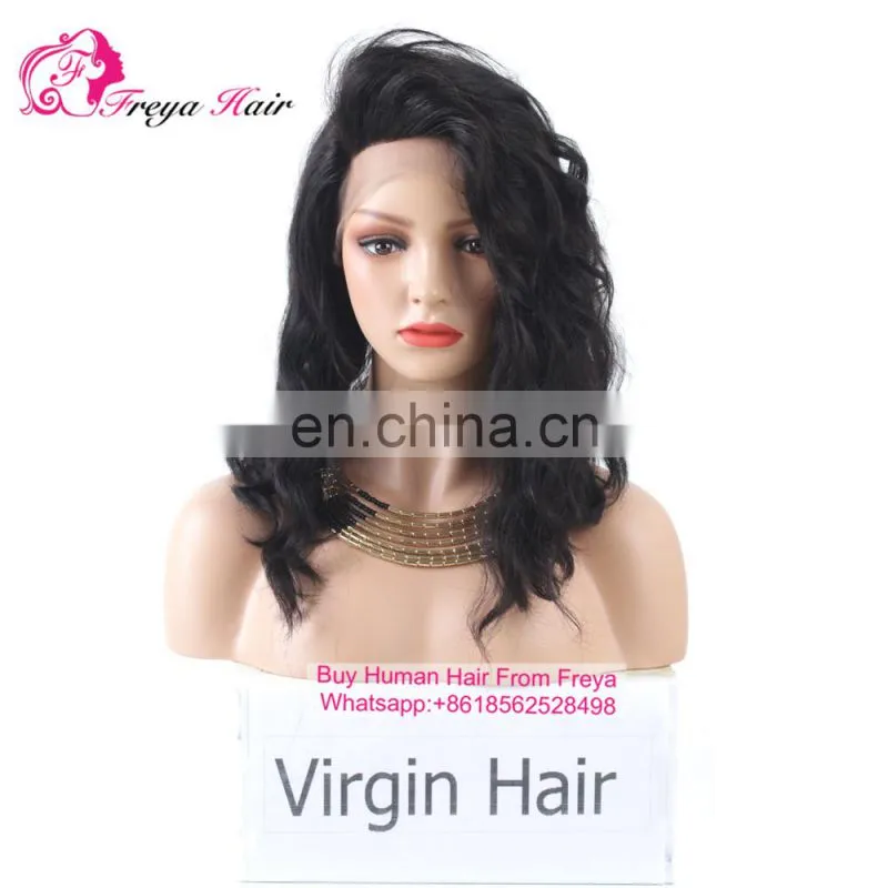 2017 Bob style glueless short lace wig brazilian human hair lace front wigs overnight delivery side part lace front wigs