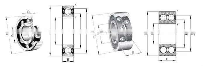 Chinese Motorcycle Deep Groove 6234 ZZ Magnetic Ball Bearing 6234