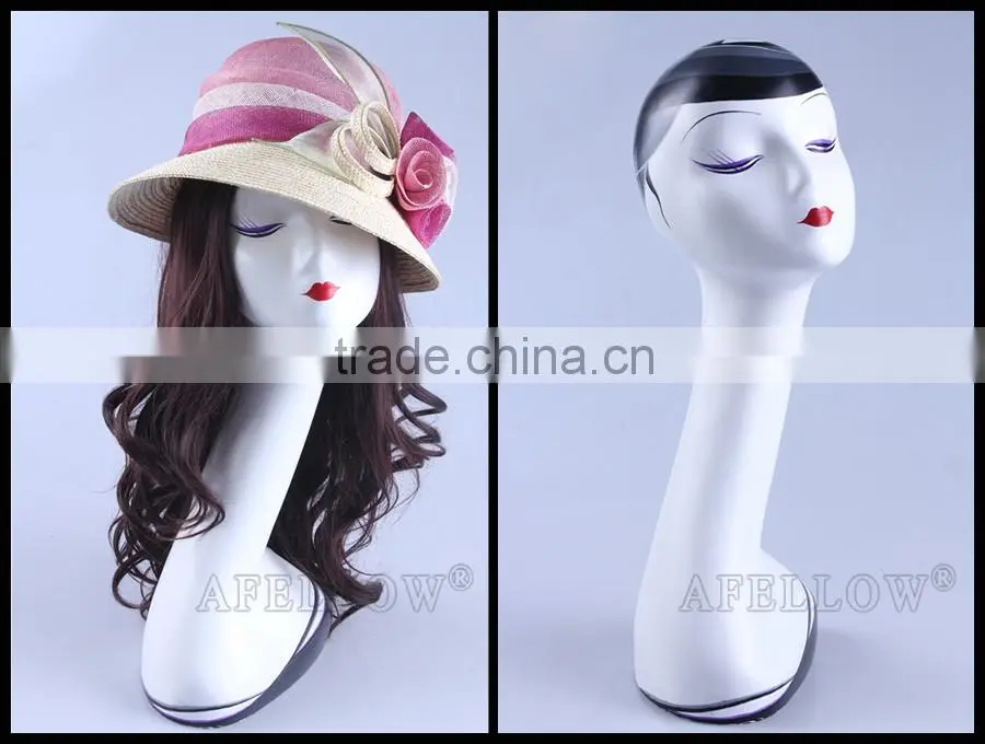 Wholesale Cheaper Head Mannequin Realist female women head model H1056